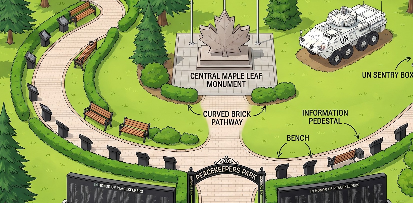 Interactive Peacekeepers Park map preview