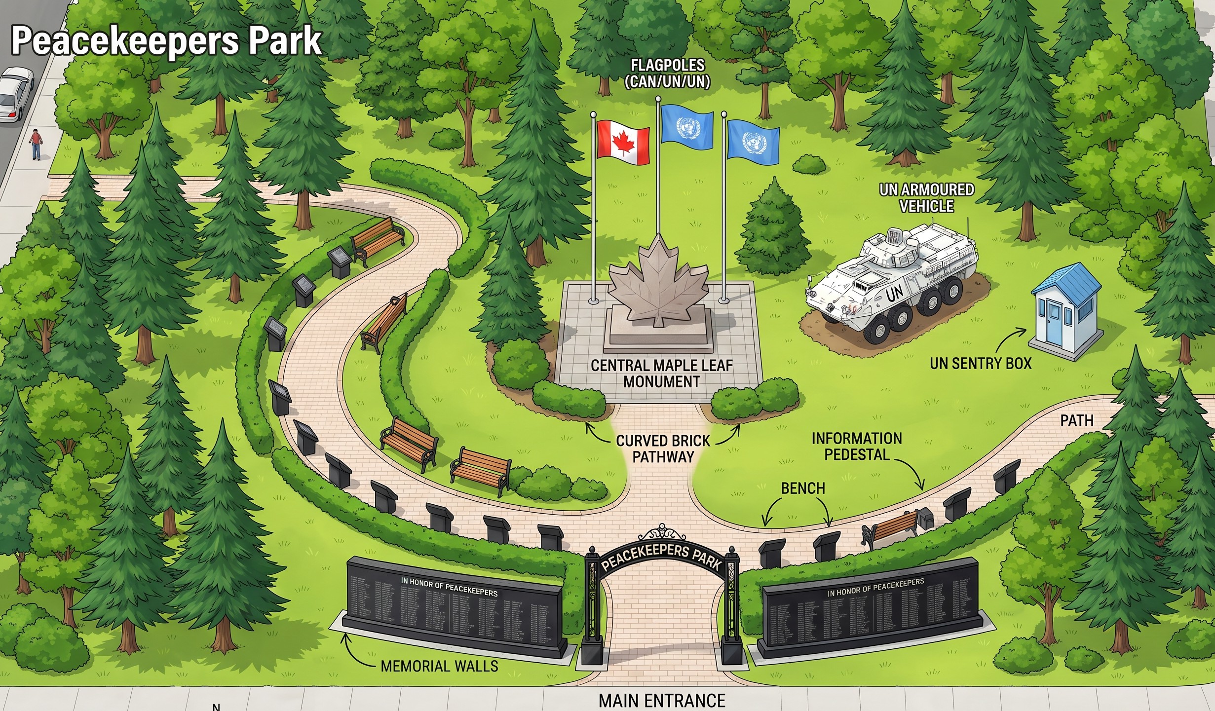 Peacekeepers Parks Interactive Map